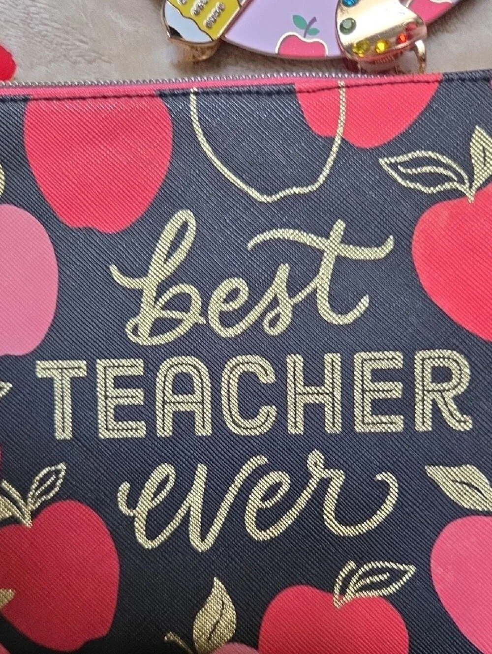 Best Teacher Ever Pouch And Teacher Inspired Clips
